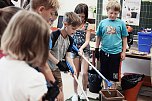 Auf die richtige Tonne kommt es an - das haben die Kinder der evangelischen Grundschule diese Woche gelernt (Foto: Pressestelle Landratsamt Nordhausen)