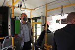 Elektroverkehr im Südharz - der Landkreis erprobt zur Zeit einen neuen E-Bus (Foto: agl)