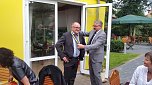 Die Nordhäuser Rotarier kamen in Kneiffs Garten nach langer Pause wieder zusammen (Foto: Rotary Club Nordhausen)