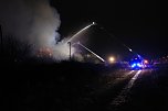 Brand auf dem Bahngelände in Nordhausen (Foto: S. Dietzel)