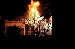 Gartenlaube brannte in Großfurra (Foto: S.Dietzel)