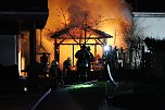 Gartenlaube brannte in Großfurra (Foto: S.Dietzel)