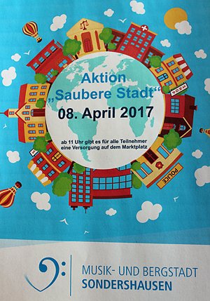 Aktion „Saubere Stadt“ 2017 (Foto: Stadt Sondershausen)