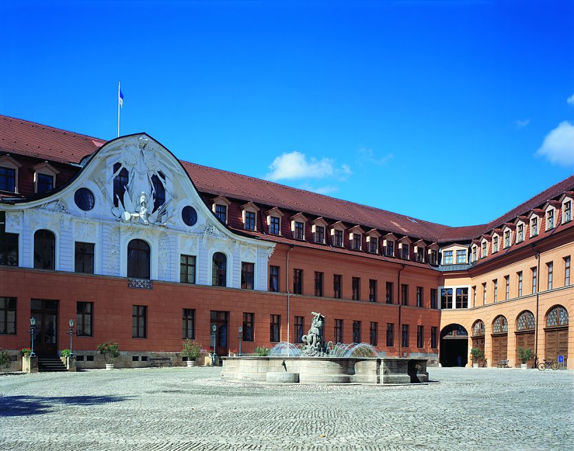 Herkulesbrunnen von Schloss Sondershausen wird saniert (Foto: Stiftung Thüringer Schlösser und Gärten, C. Beyer )