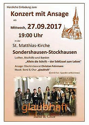 Konzert mit Ansage in Stockhausen (Foto: Evangelischer Kirchenkreis)