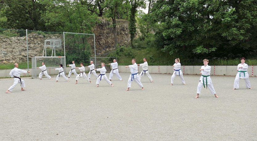 Karate-Training in Nordhausen (Foto: S.Schröter)