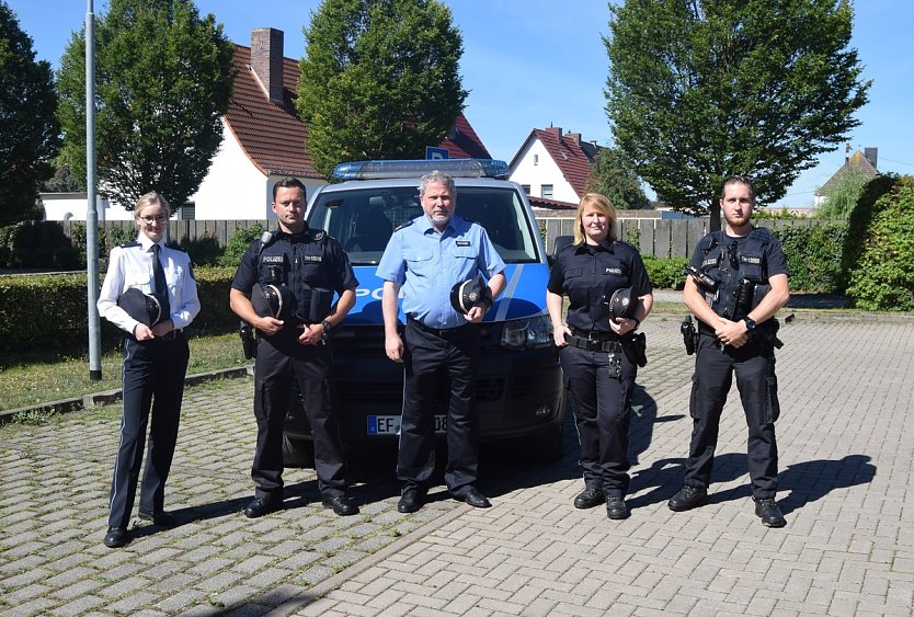 Neue Uniformen für die Nordhäuser Polizei (Foto: Landespolizeiinspektion Nordhausen)