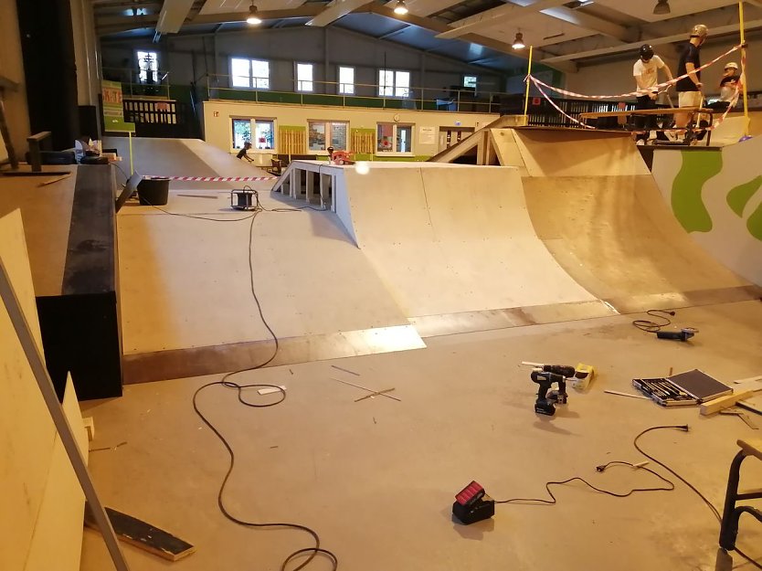 Neue Rampe in der Skate Arena (Foto: Team Skate Arena)