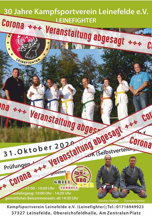 Veranstaltungsflyer  (Foto: Kampfsportverein Leinefelde )