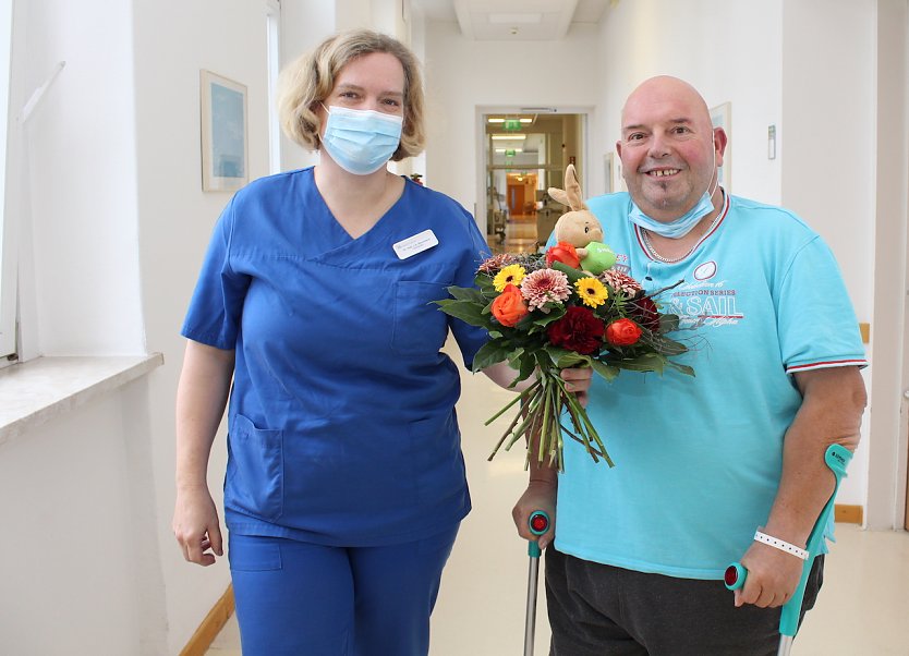 Dr. Jana Aleska Baumbach und Ralf Myler (Foto: Helios Klinik Bleicherode)