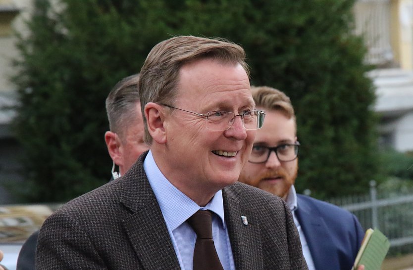Ministerpräsident Bodo ramelow zu besuch in Nordhausen 2019 (Foto: Nnz-Archiv)