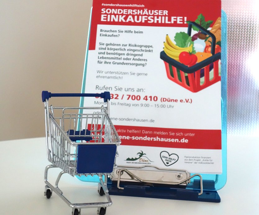 Düne e.V. kauft ein (Foto: Düne e.V. Sondershausen)