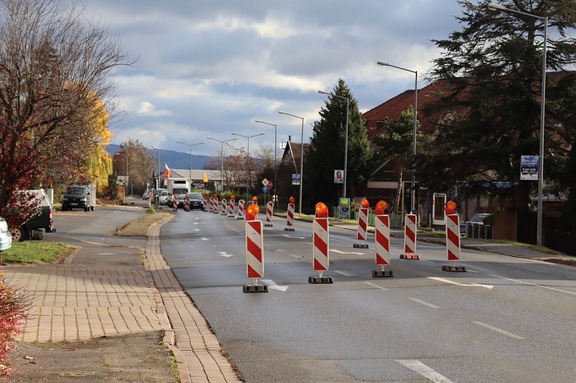 Straßensanierung in Bielen (Foto: Gewerbeverein)