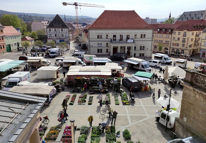 Sondershäuser Wochenmarkt (Foto: Stadtverwaltung Sondershausen)
