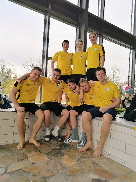 Die Wettkampfgruppe des Schwimmvereins in Gera (Foto: SVN 90)