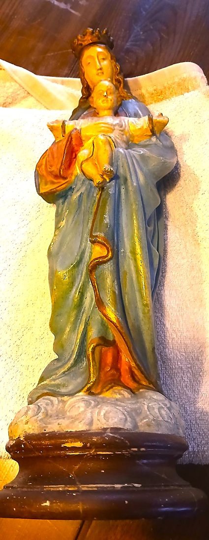 Bild: Die Heilige Maria kehrt in die Ilfelder Krypta zur&uuml;ck