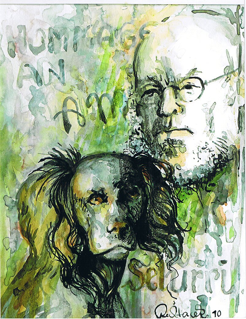 Bild: Lothar Rechtacek, Hommage A. M. und Selurri, 2010    