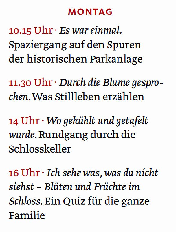 Bild: Schl&ouml;ssertage auch in Sondershausen