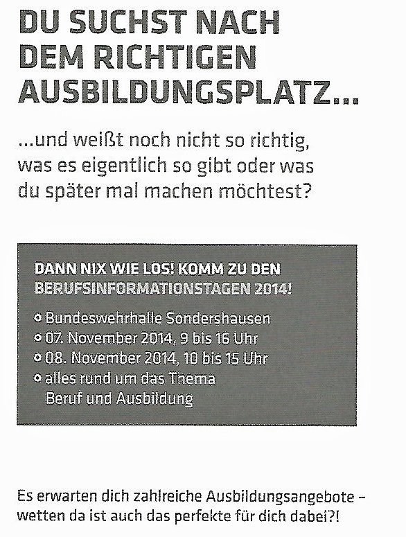 Bild: Hier bleiben und Ausbildung machen