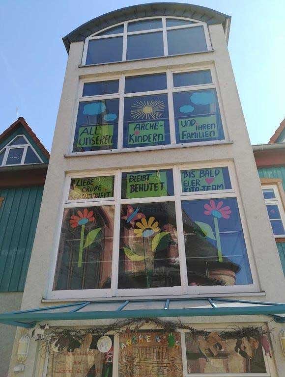 Bild: Gro&szlig;er Ostereier- Aufruf der Kita Arche Noah in Stockhausen