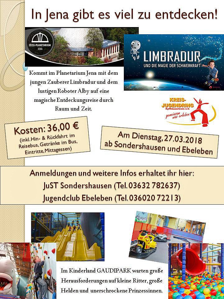 Bild: Tagesfahrt ins Planetarium und dem Gaudipark Jena