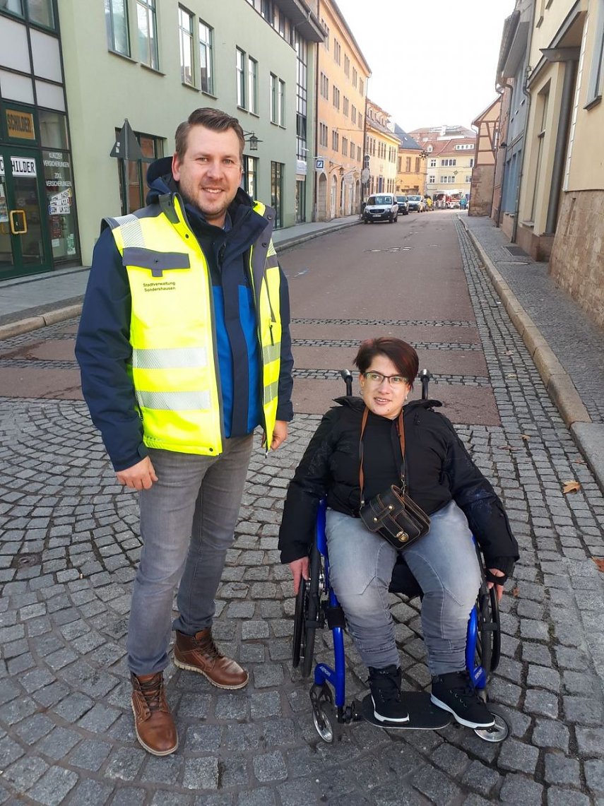Bild: Verbesserung der Barrierefreiheit in Sondershausen