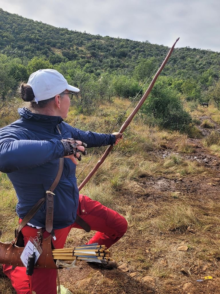 Bild: Susanne Walther beim Wettkampf in S&uuml;dafrika