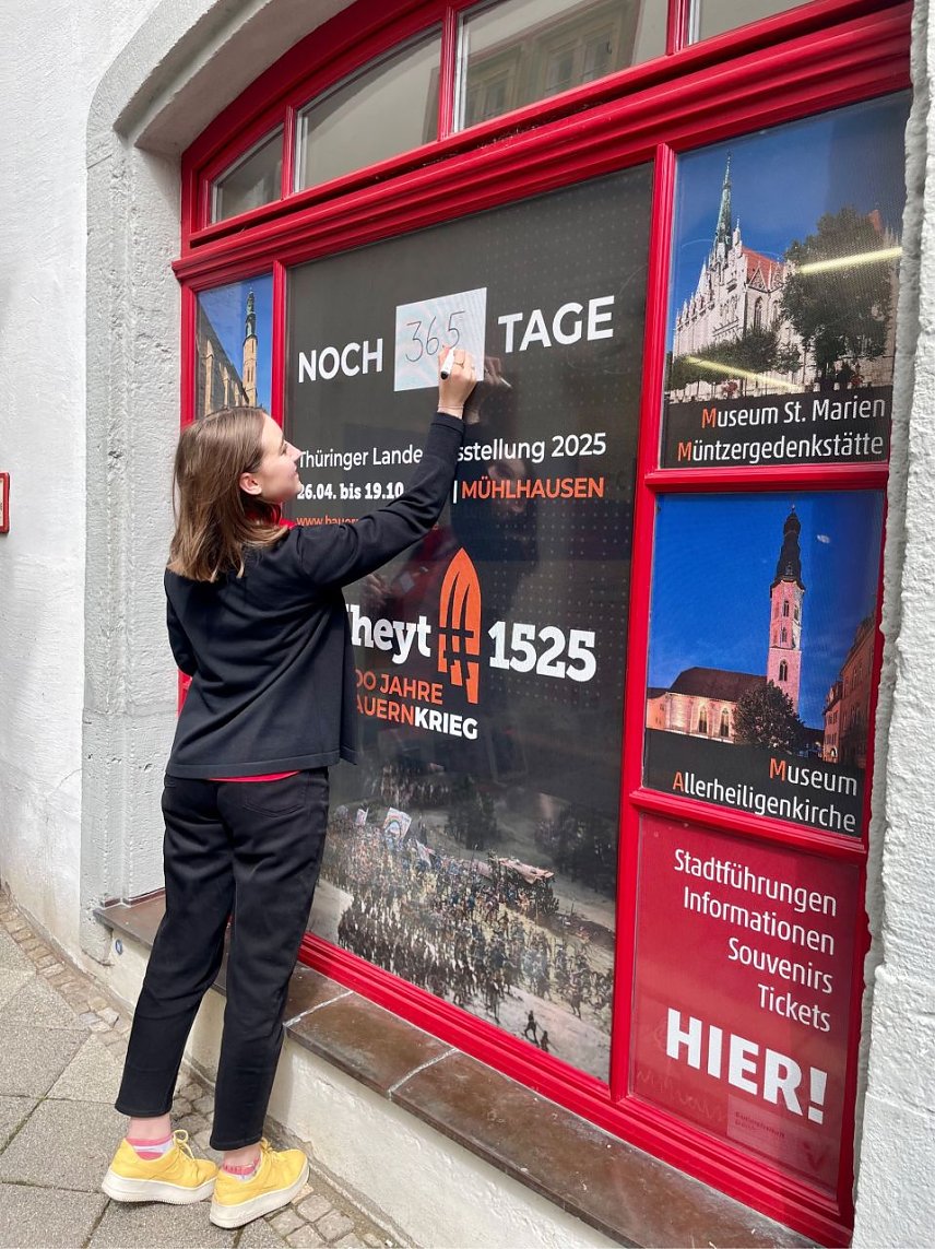 Bild: In M&uuml;hlhausen z&auml;hlt man schon die Tage bis zum gro&szlig;en Jubil&auml;um