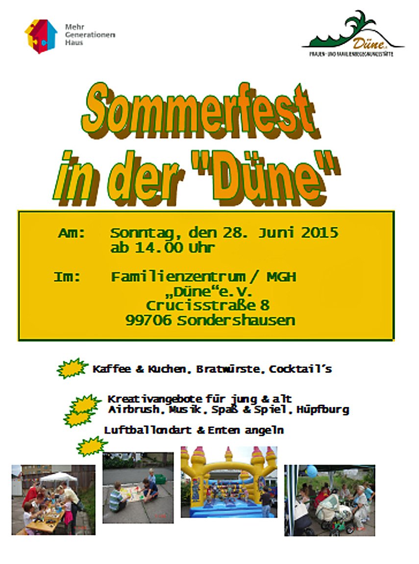 Bild: Sommerfest bei der "D&uuml;ne"