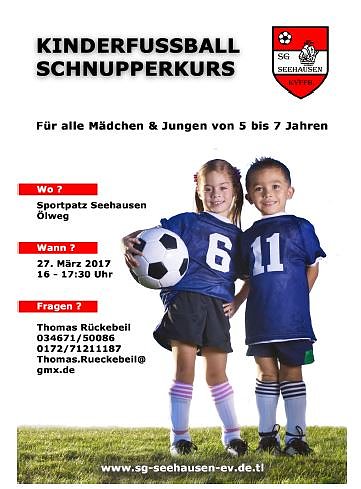 Bild: Kinderfu&szlig;ball, Blutspende und Monatsplan