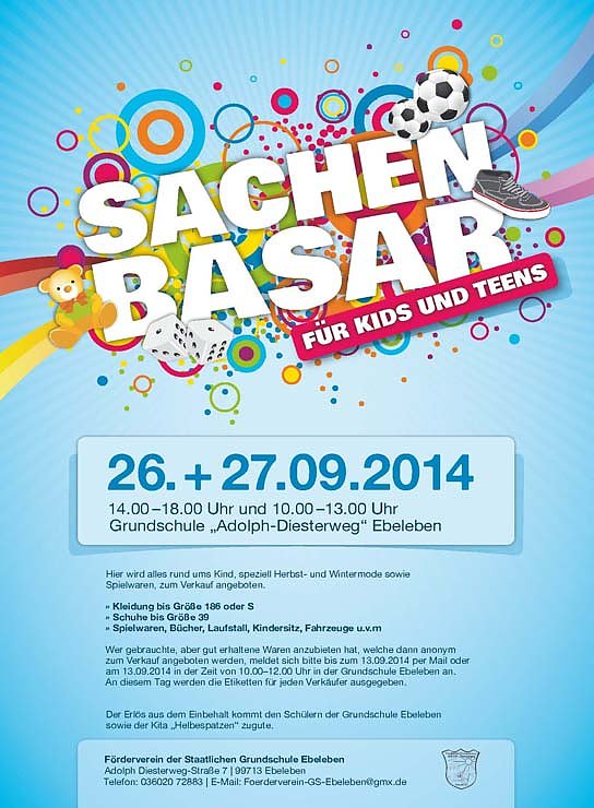 Bild: Sachenbasar f&uuml;r Kids und Teens