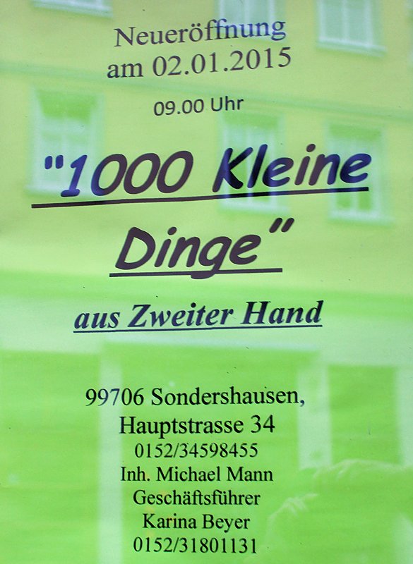 Bild: Neues Sozialkaufhaus er&ouml;ffnet Freitag in Sondershausen