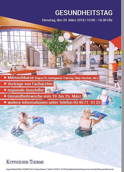 Bild: Gesundheitstag in der Kyffh&auml;user-Therme