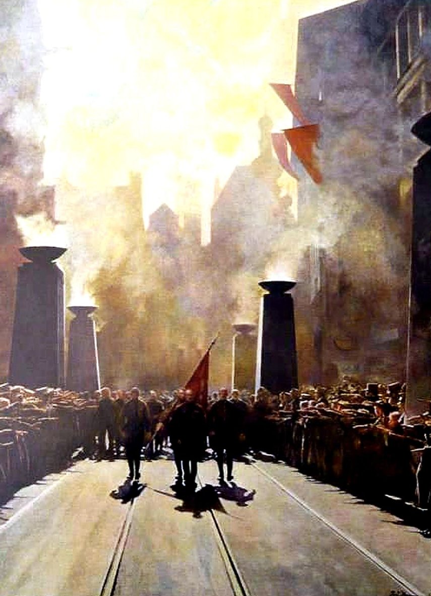 Bild: Paul Herrmann, "Die Fahne", 1942