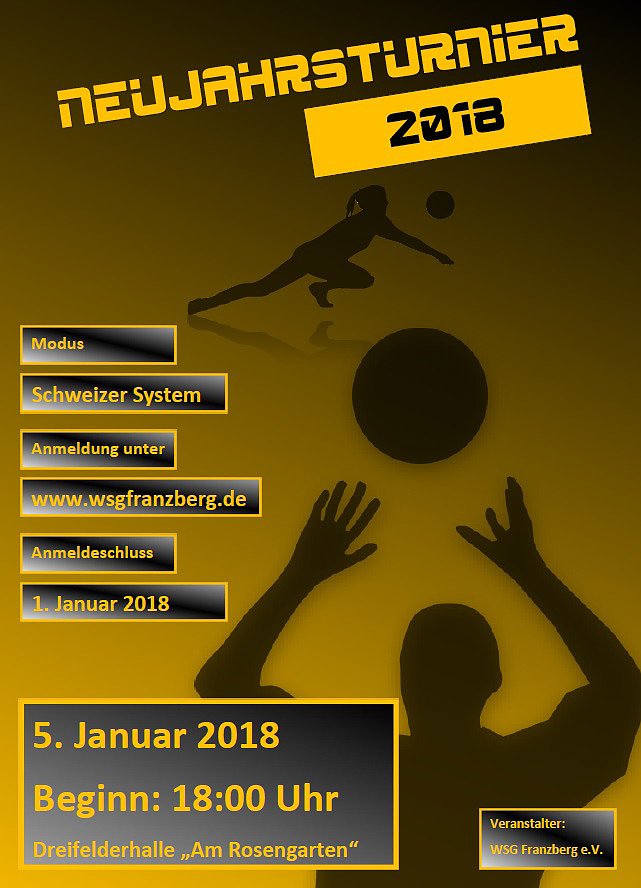 Bild: Neujahrsturnier im Volleyball