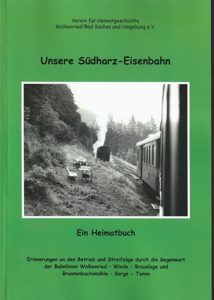 Bild: Buchcover "Unsere S&uuml;dharz Eisenbahn"
