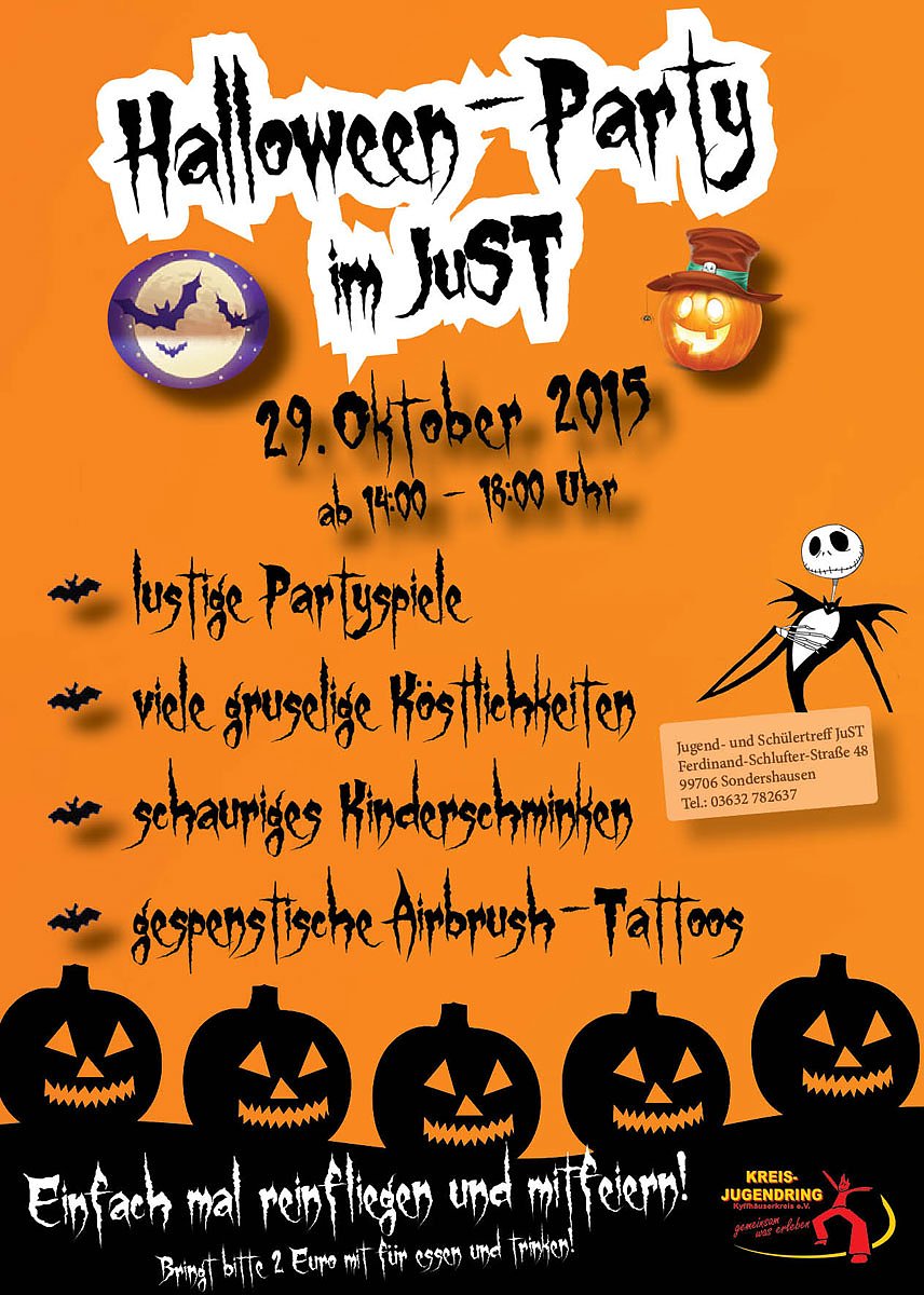 Bild: Schaurig sch&ouml;ne Halloween-Party im JuST