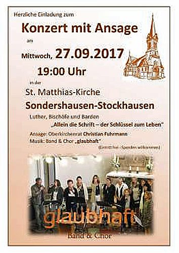 Bild: Konzert mit Ansage in Stockhausen