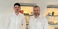 v.l.n.re. Christian Hammel ( neuer Gesch&auml;ftsf&uuml;hrer bei IMG Nordhausen), Helge Maday (IGM )