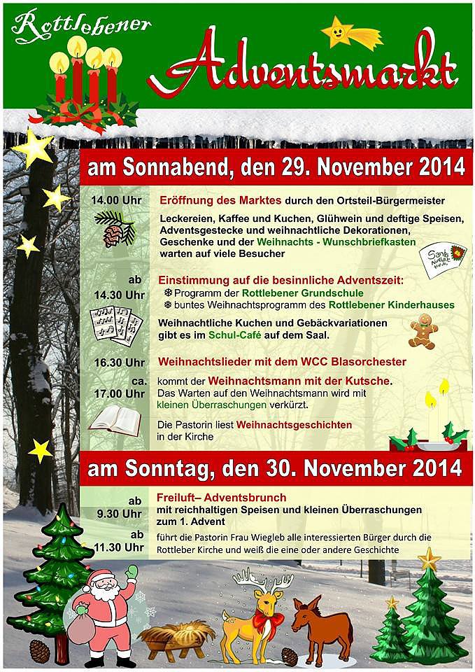 Bild: Adventsmarkt Rottleben