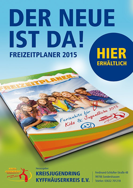 Bild: DER NEUE FREIZEITPLANER IST DA