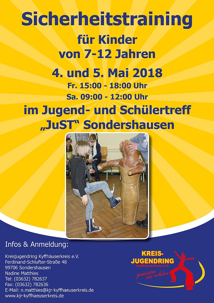 Bild: Sicherheitstraining f&uuml;r Kinder im JuST