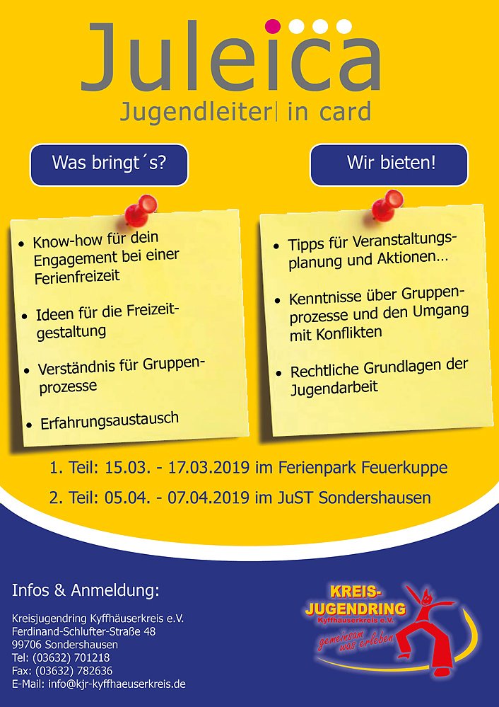 Bild: Juleica-Schulung 2019
