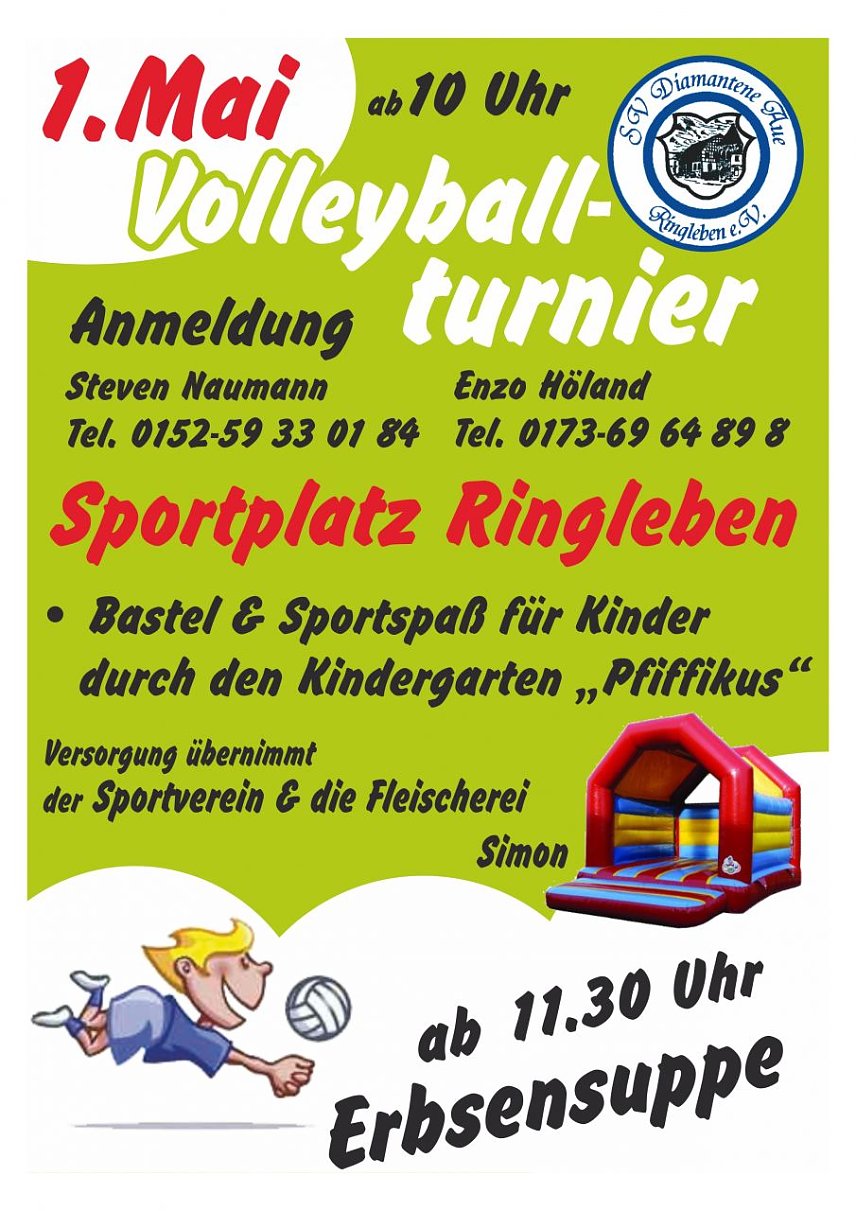 Bild: Volleyballturnier und Pflenzentauschb&ouml;rse