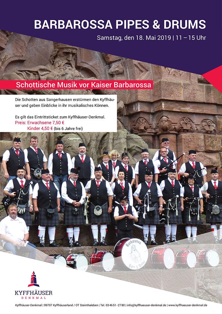 Bild: Schottische Musik bei Kaiser Barbarossa