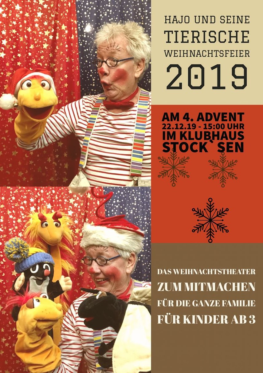Bild: Hajo und seine Tierische Weihnachtfeier