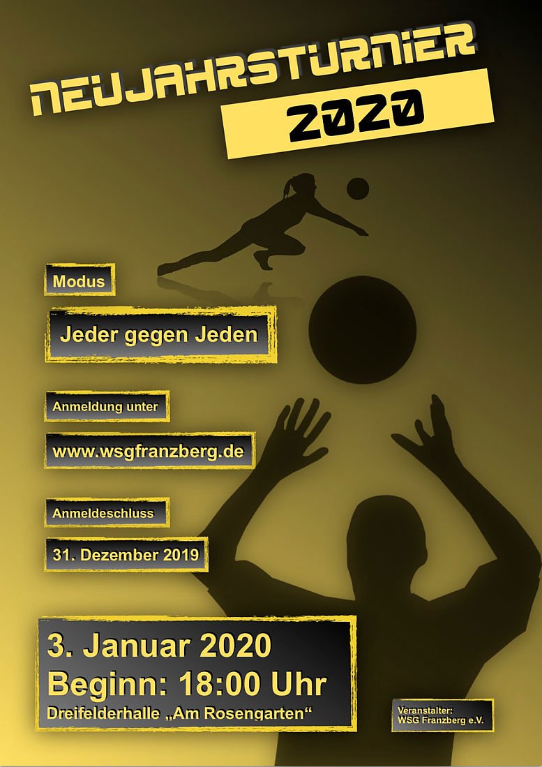 Bild: Neujahrsturnier im Volleyball