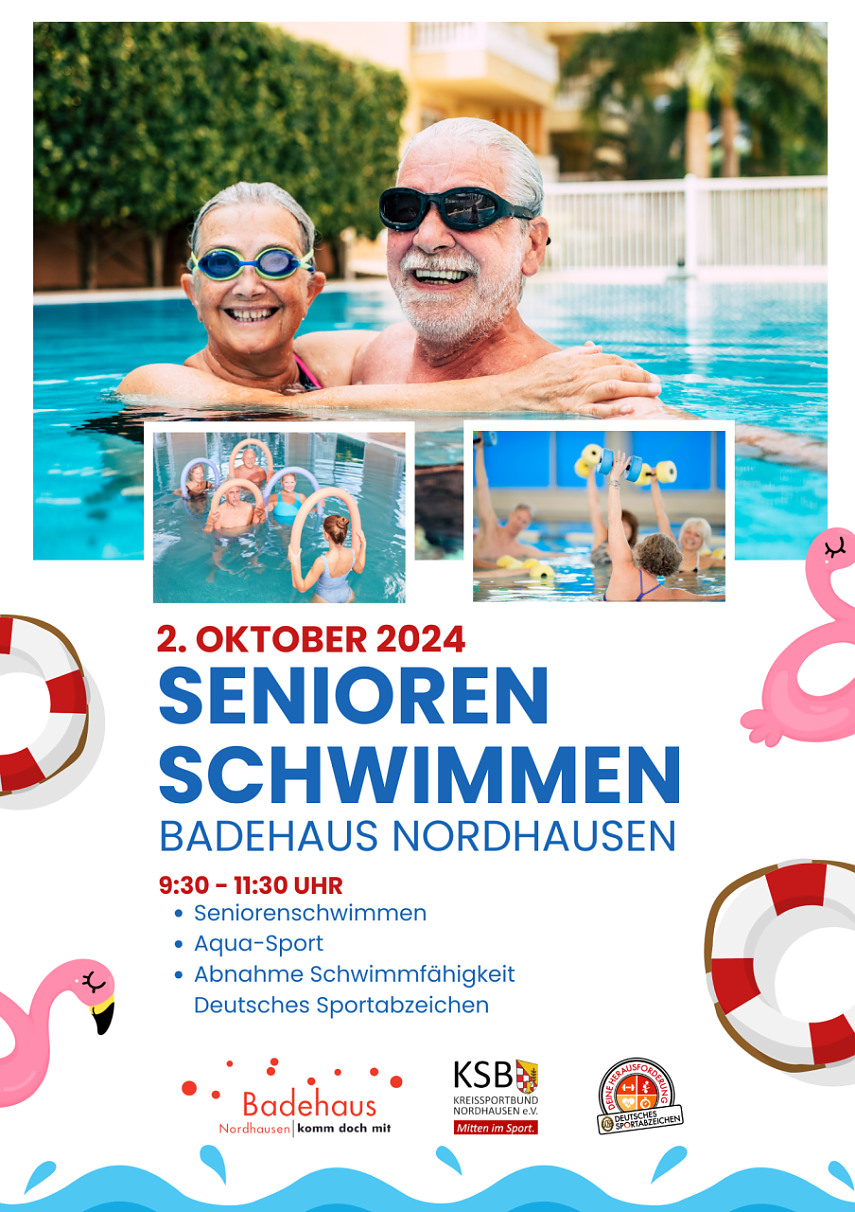 Bild: Seniorenschwimmen im Badehaus