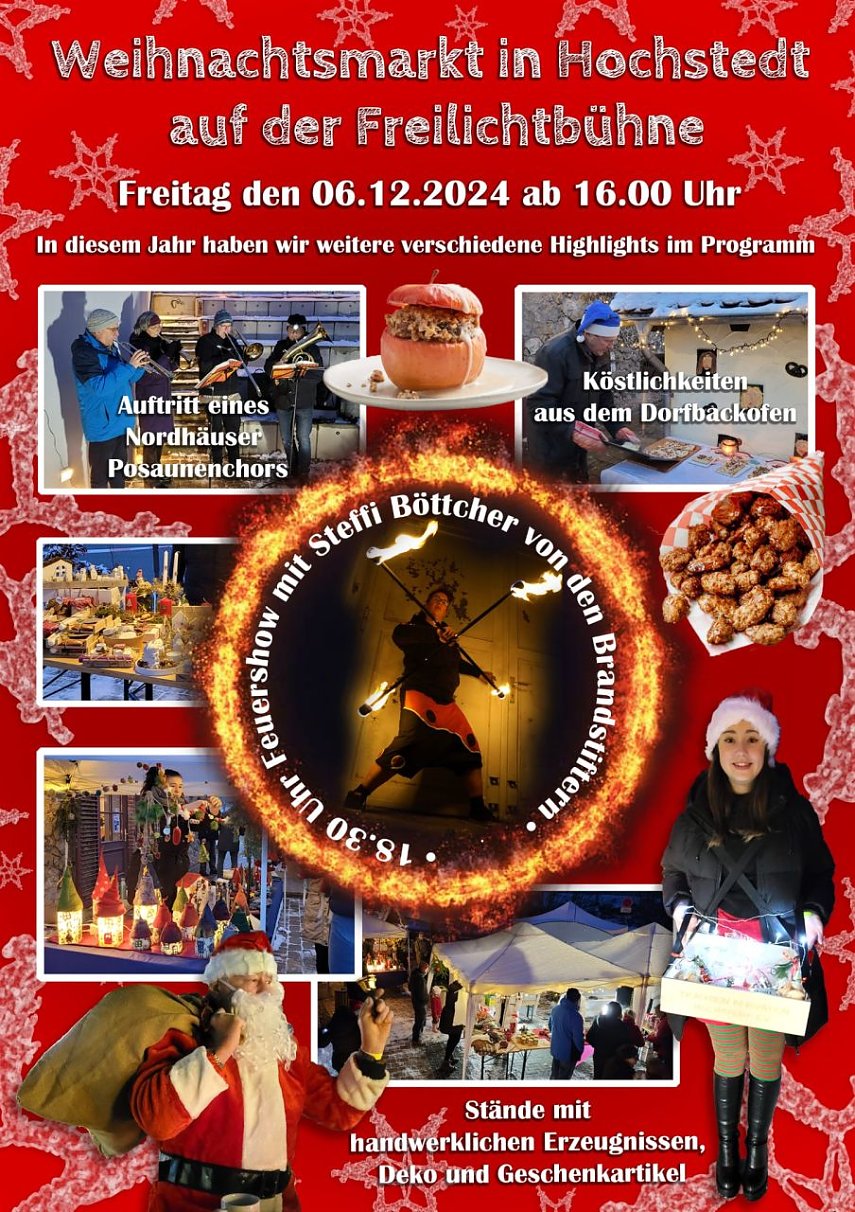 Bild: Weihnachtsmarkt in Hochstedt