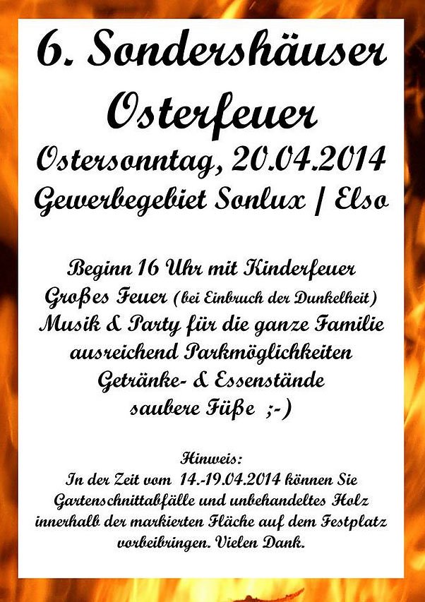 Bild: Brennendes Ostern und mehr